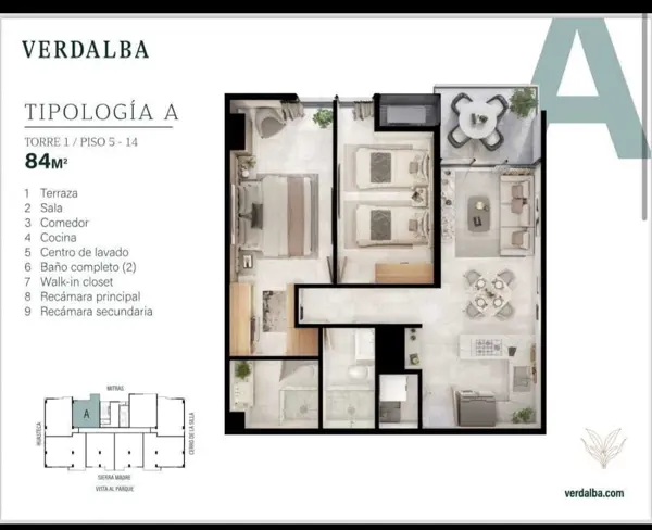 Departamento en venta en Santa Maria, Monterrey — foto 2 de 6