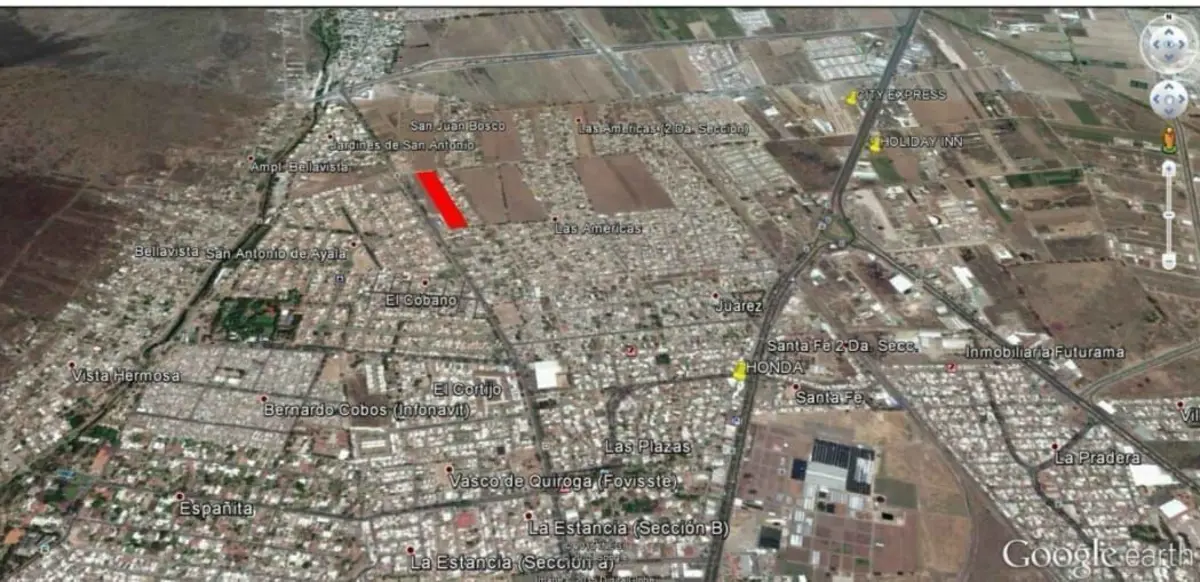 Terreno en venta en San Antonio de Ayala, Irapuato — foto 1 de 3
