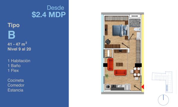 Departamento en venta en Centro, Monterrey — foto 3 de 10