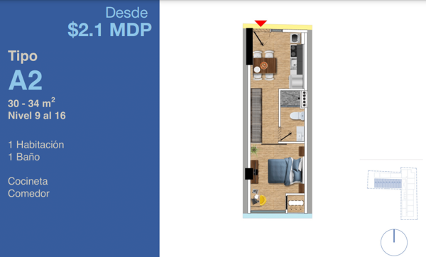 Departamento en venta en Centro, Monterrey — foto 2 de 10
