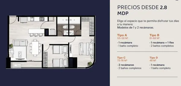 Departamento en venta en Centro, Monterrey — foto 3 de 7