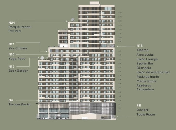 Departamento en venta en Monterrey Centro, Monterrey — foto 2 de 8