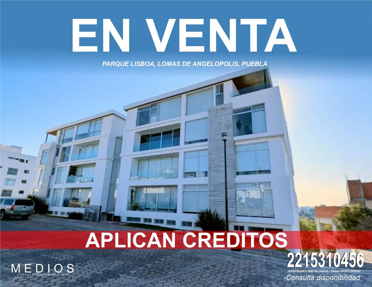 Departamento en venta en Lomas de Angelópolis II, San Andrés Cholula — foto 1 de 8