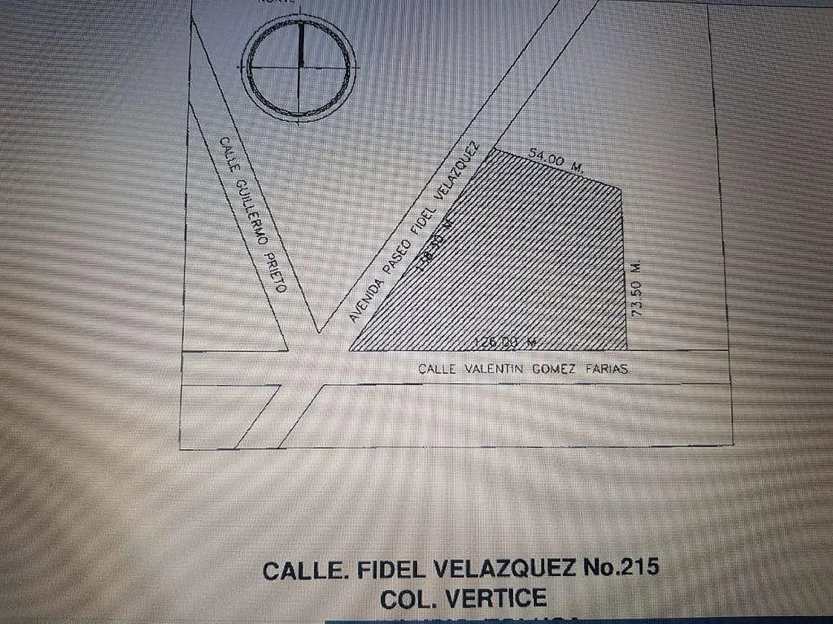 Terreno en venta en Vertice, Toluca — foto 1 de 2