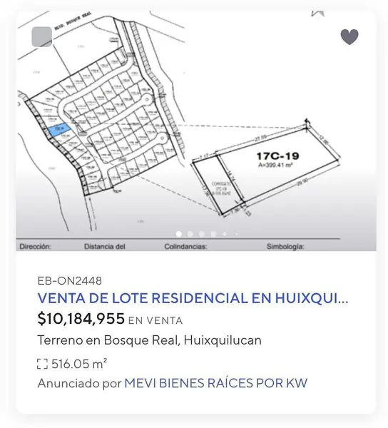 Terreno en venta en Bosque Real, Huixquilucan — foto 2 de 23