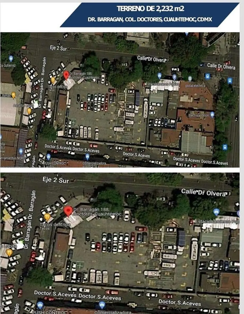 Terreno en venta en Doctores, Cuauhtémoc — foto 1 de 6