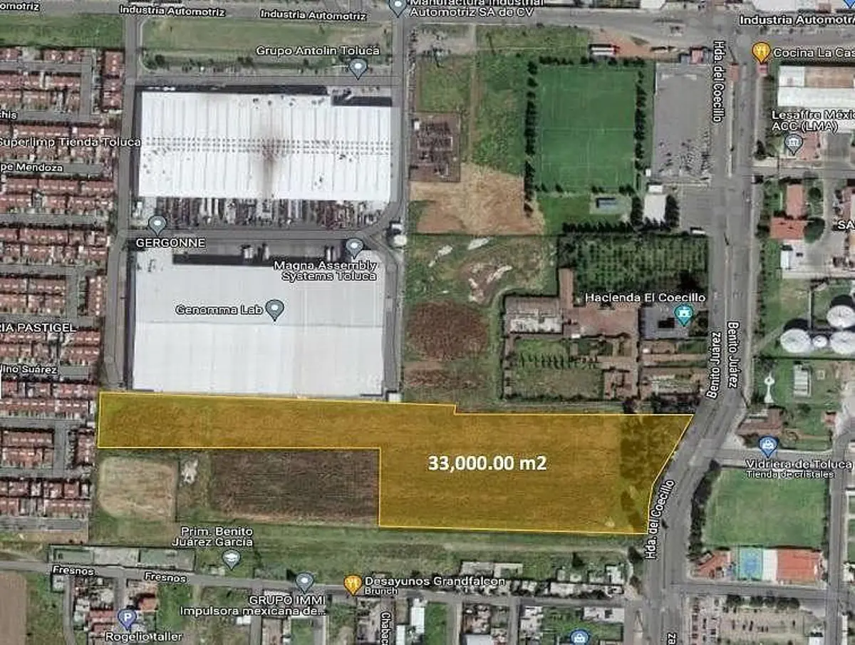 Terreno en venta en El Coecillo, Toluca — foto 1 de 3