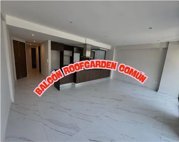 Departamento en Venta Narvarte Poniente Balcón y Roofgarden Común Cdmx