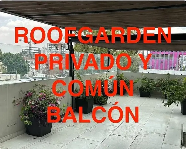 Departamento en Venta Narvarte Poniente Roofgarden Privado y Balcón Cdmx