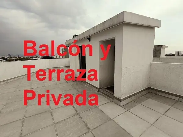 Departamento en venta Narvarte balcón y terraza Privada