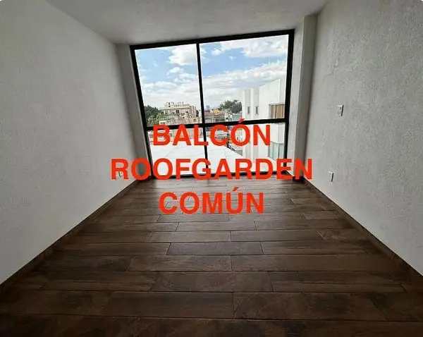 Departamento en Venta Narvarte Poniente con Balcón y Roofgarden Común Cdmx