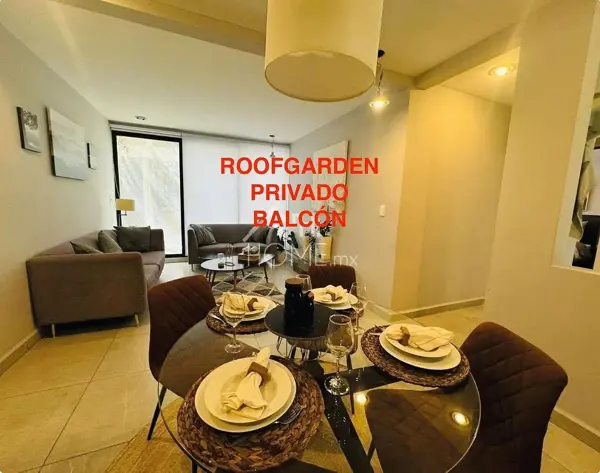 Departamento en Venta Portales Roofgarden Privado Cdmx