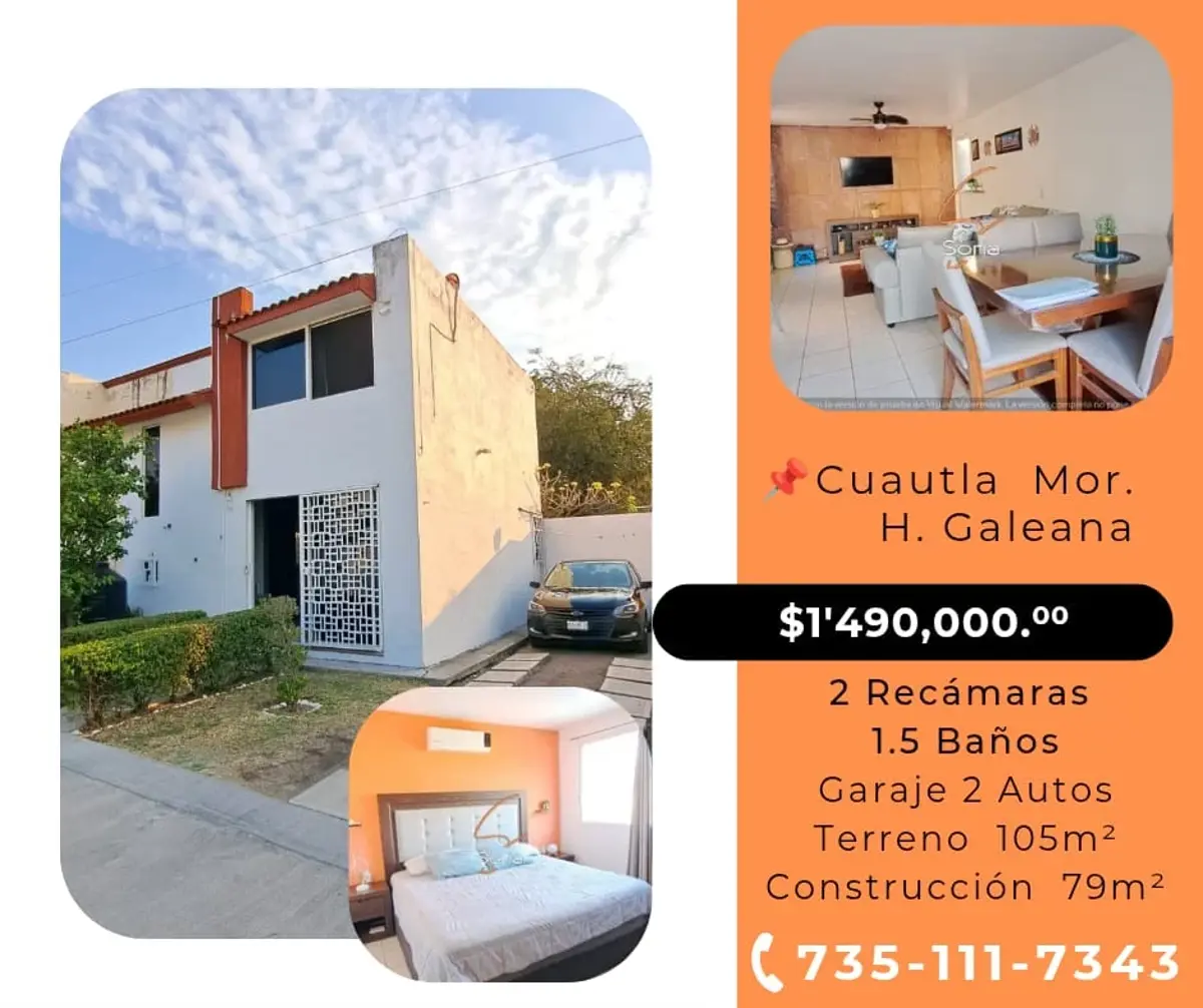 Casa en venta en Hermenegildo Galeana, Cuautla — foto 1 de 21