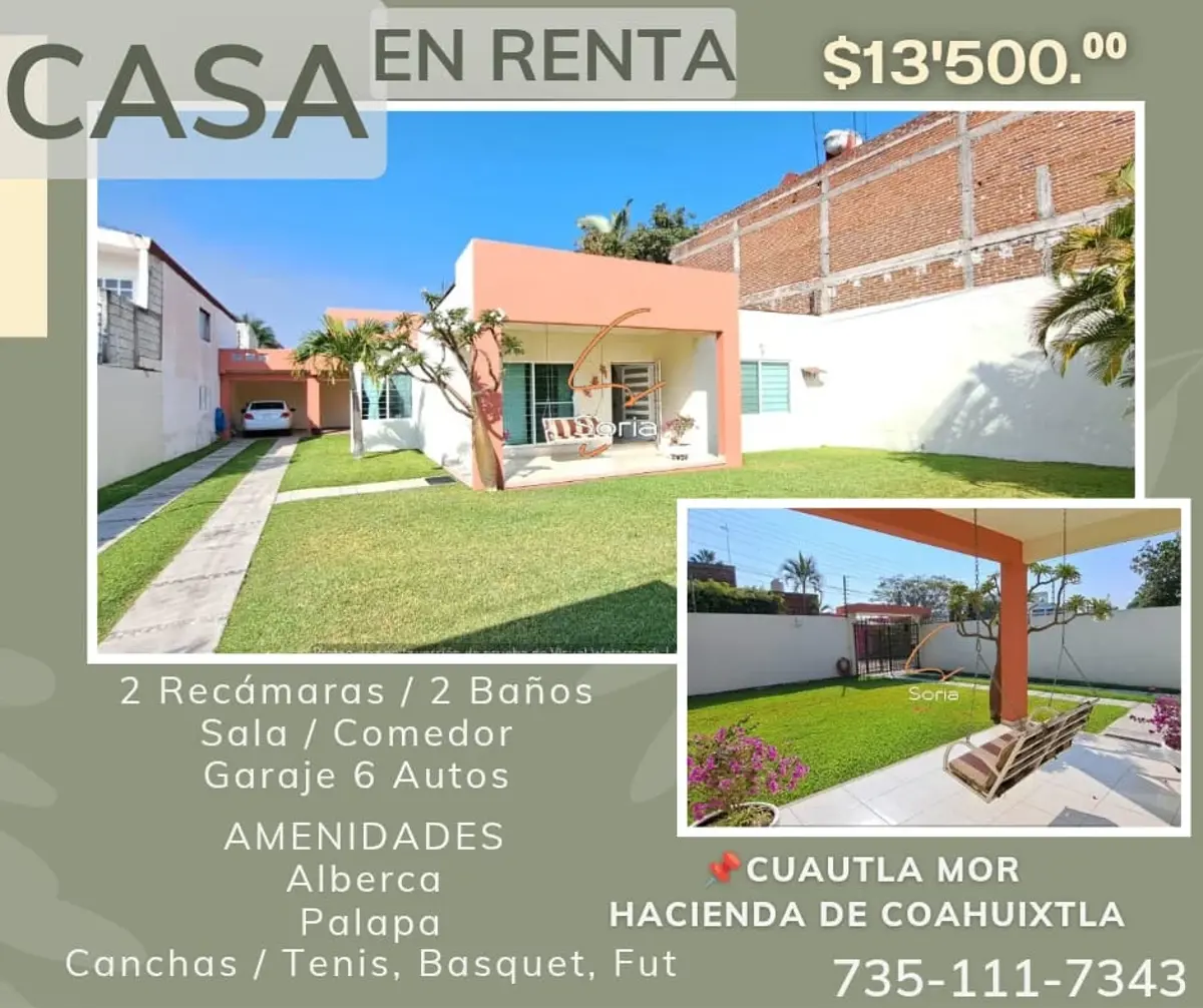 Casa en renta en Coahuixtla, Amacuzac — foto 1 de 49