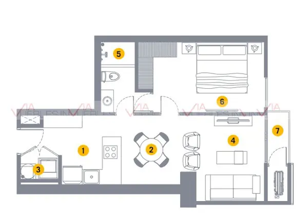 Departamento en venta en Centro, Monterrey — foto 3 de 11
