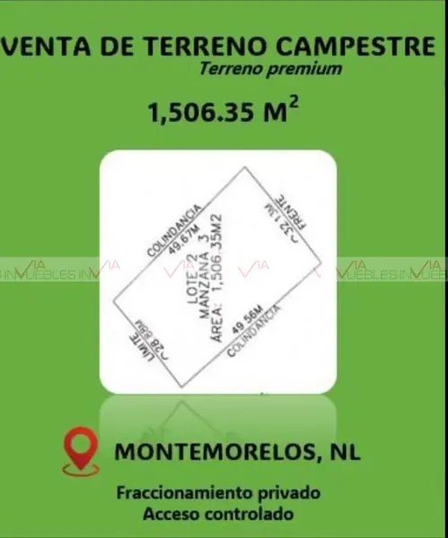 Terreno en venta en General Escobedo, Montemorelos — foto 2 de 10
