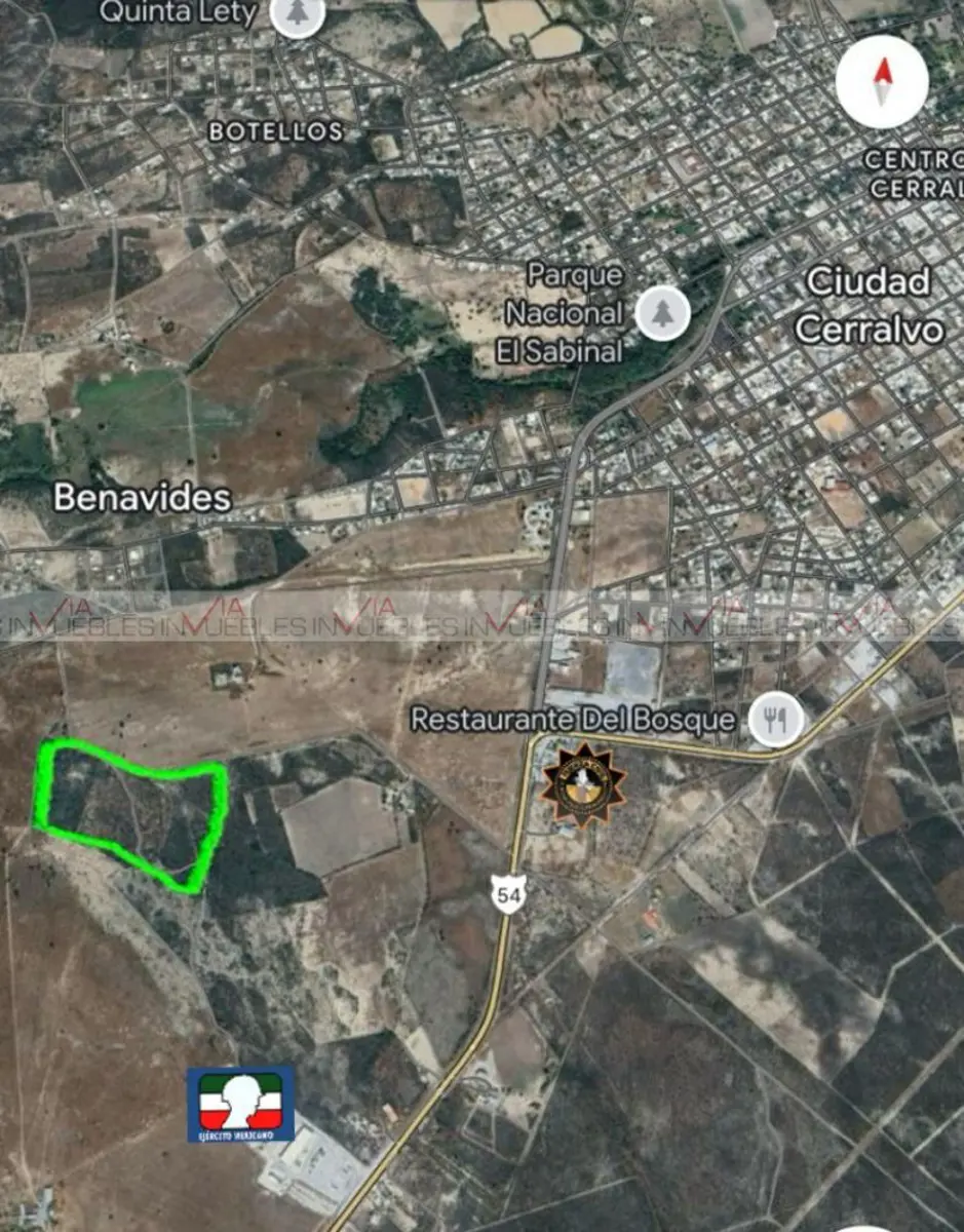 Terreno en venta en Ciudad Cerralvo, Cerralvo — foto 1 de 12