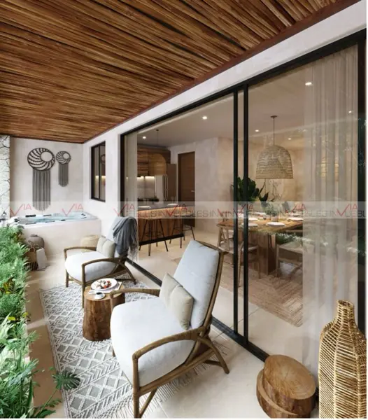 Departamento en venta en Aldea Zama, Tulum — foto 3 de 8