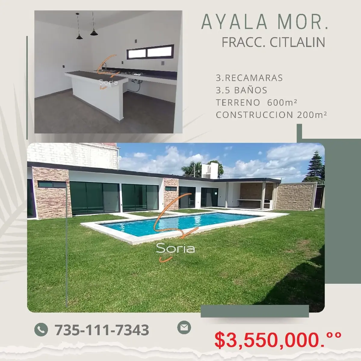 Casa en venta en Citlalin, Ayala — foto 1 de 22