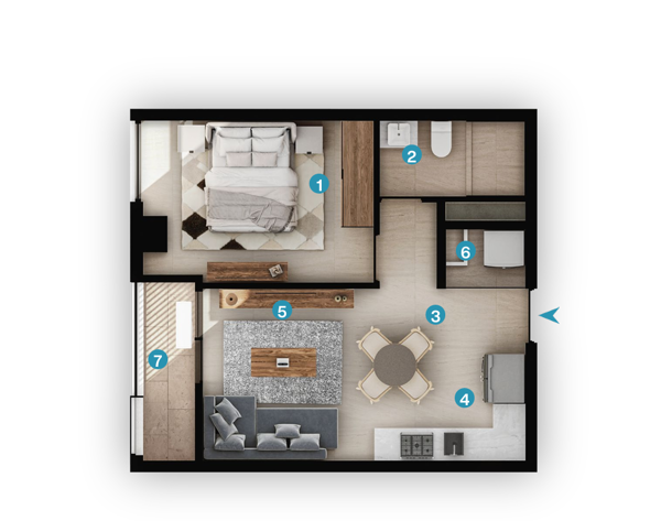 Departamento en Venta en Mitras Centro, Monterrey, Nuevo León 2