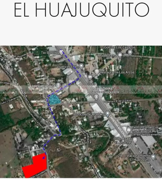Terreno en venta en Huajuquito o los Cavazos, Santiago — foto 2 de 8