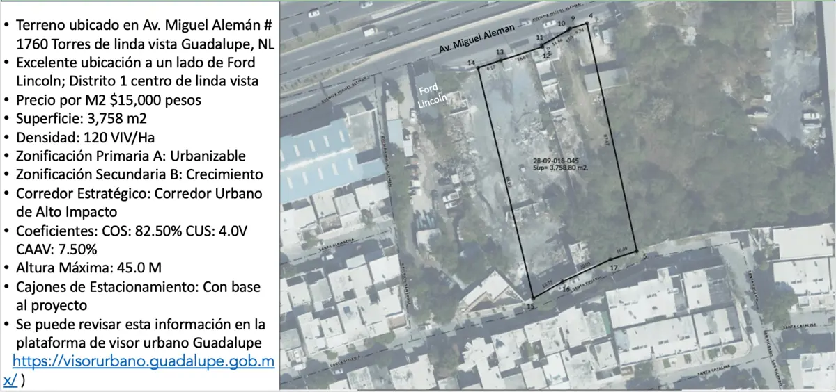 Terreno en venta en Torres Lindavista, Guadalupe — foto 1 de 12