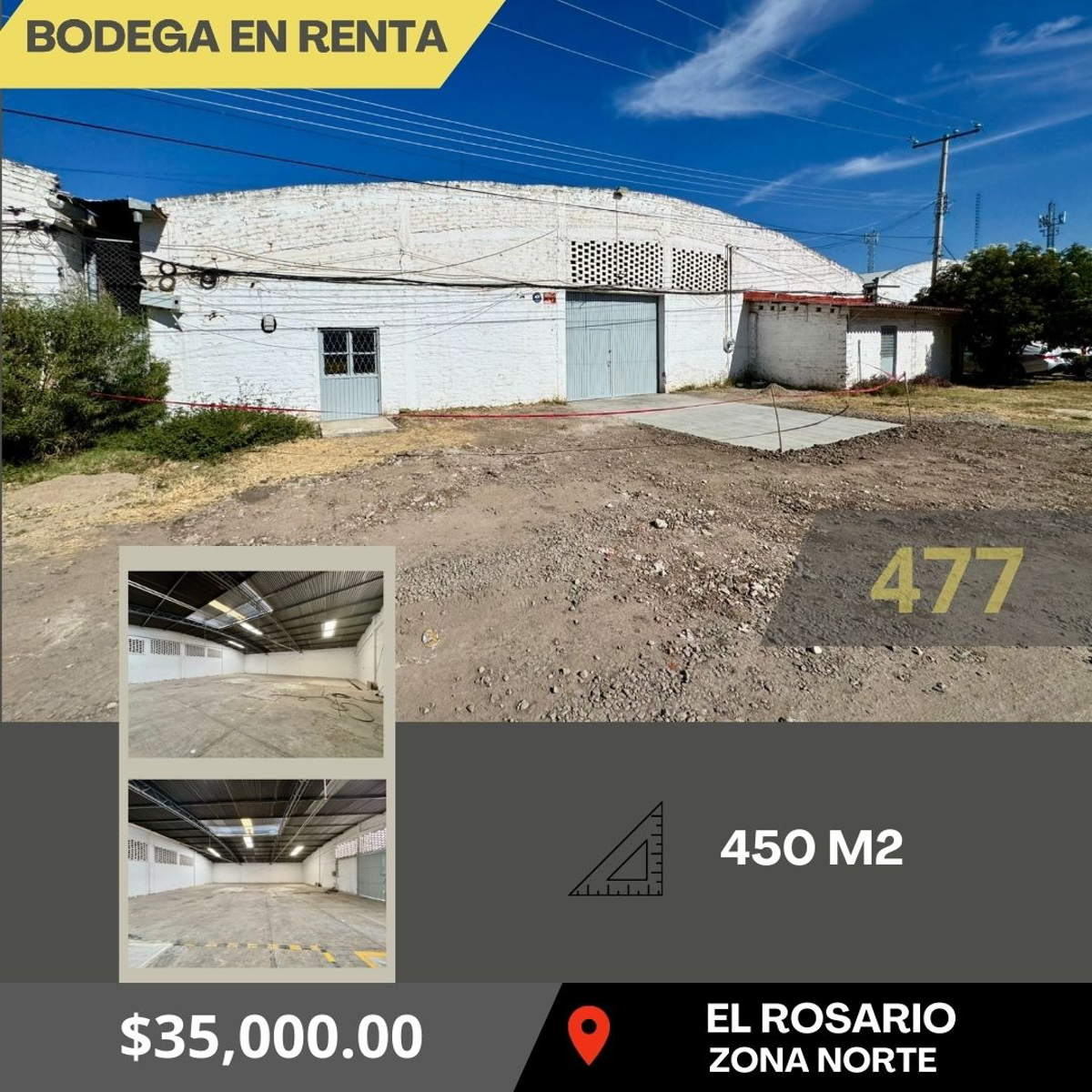 Bodega en renta en El Rosario, León — foto 1 de 9