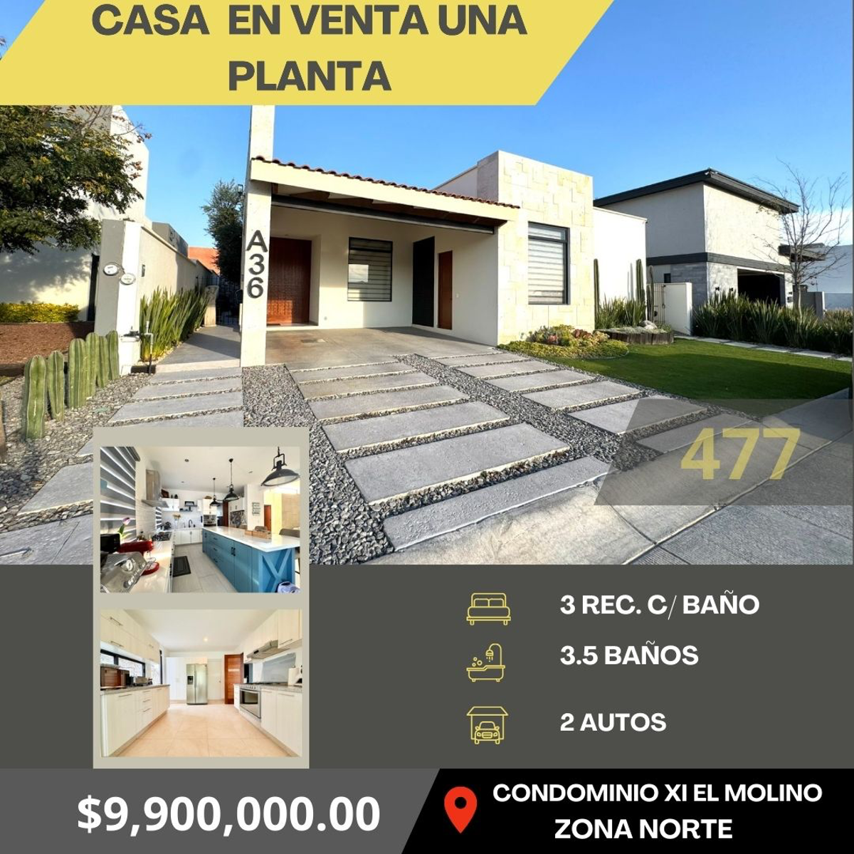 Casa en venta en El Molino Residencial y Golf, León — foto 1 de 27