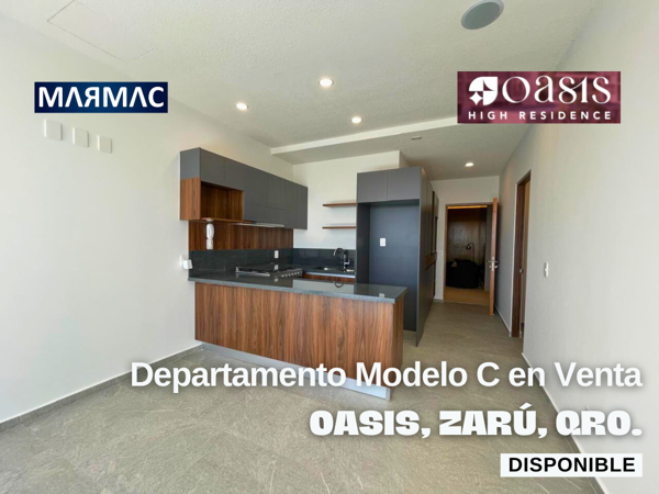 Departamento Modelo C en Venta | Oasis High Residence, Zarú | El Marqués, Qro, Departamento Modelo C en Venta | Oasis High Residence, Zarú | El Marqués, Qro,