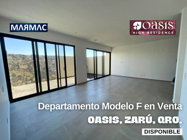Departamento Modelo F en Venta | Oasis High Residence, Zarú | El Marqués, Qro, Departamento Modelo F en Venta | Oasis High Residence, Zarú | El Marqués, Qro,