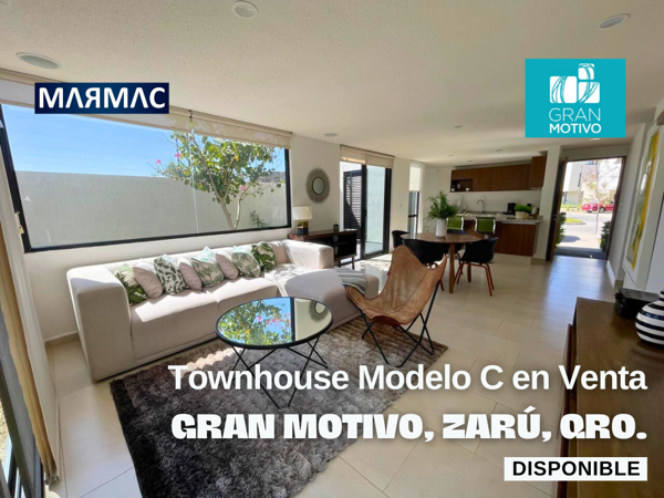 Townhouse Modelo C en Venta | Gran Motivo, Zarú | El Marqués, Qro,