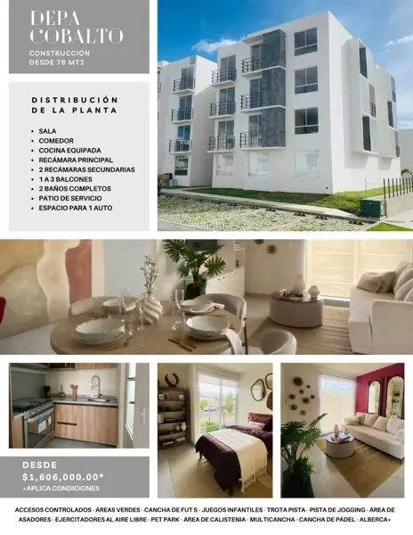 Departamento en venta en Las Trojes Almecatla, Cuautlancingo — foto 3 de 16