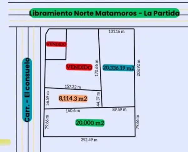 Terreno en venta en La Partida, Torreón — foto 2 de 4