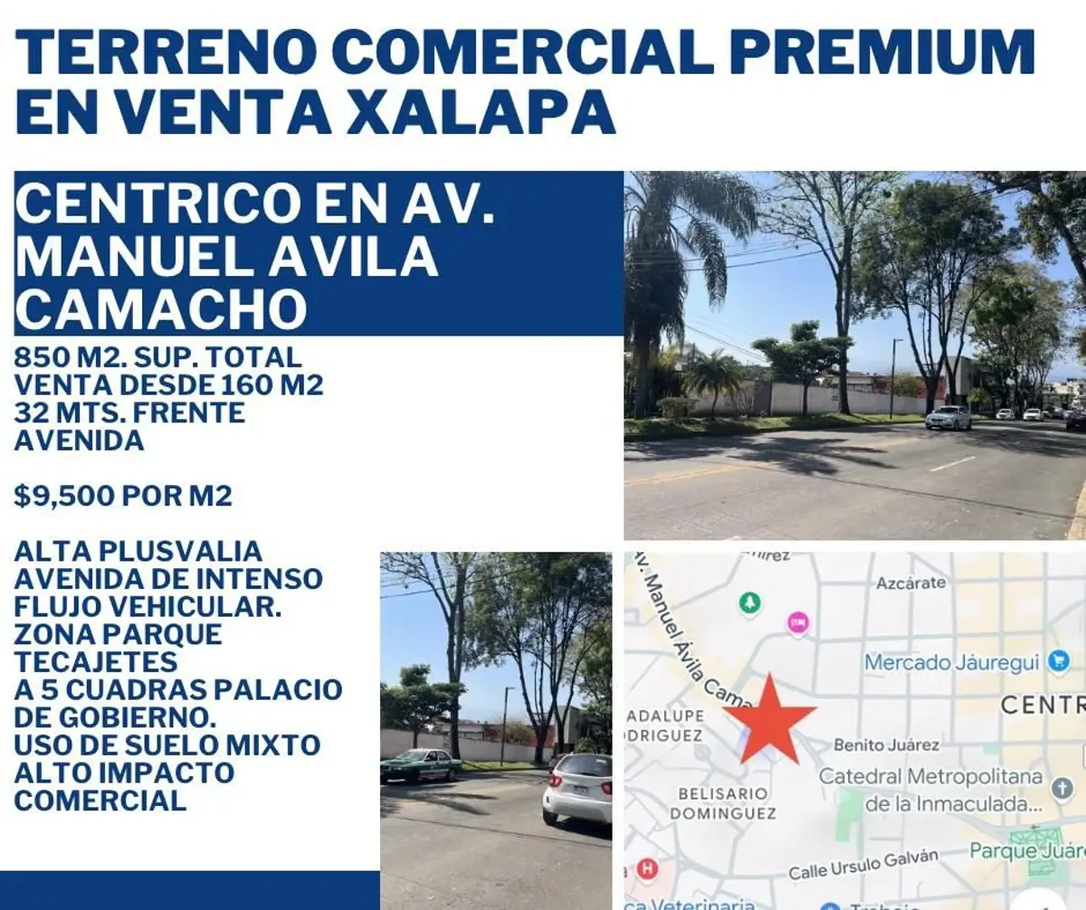 Terreno en venta en Xalapa Enríquez Centro, Xalapa — foto 1 de 7