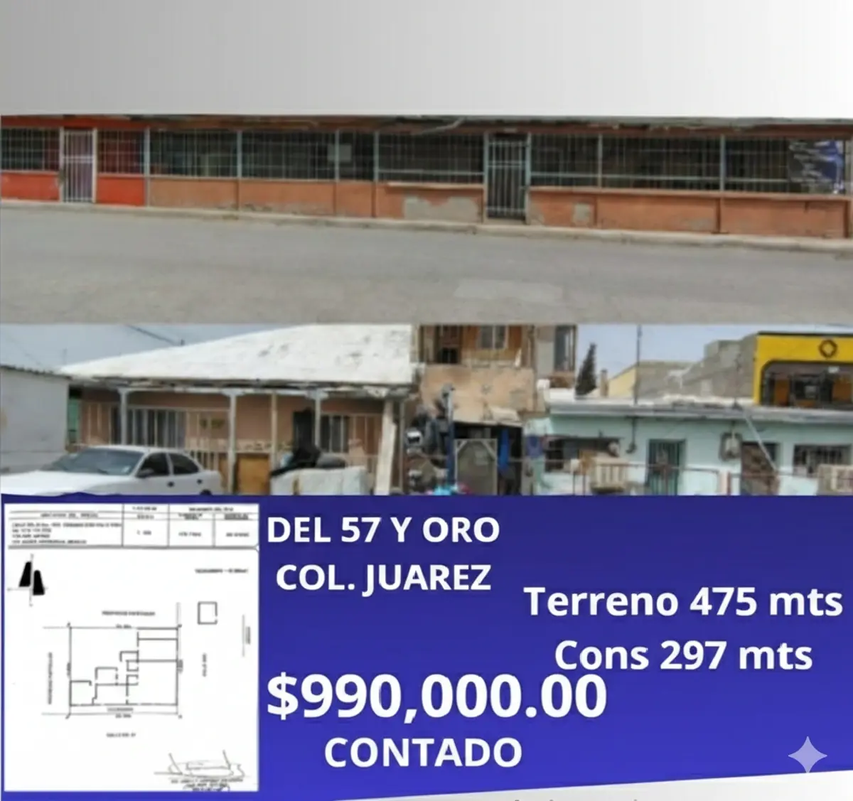 Terreno en venta en Emiliano Zapata, Juárez