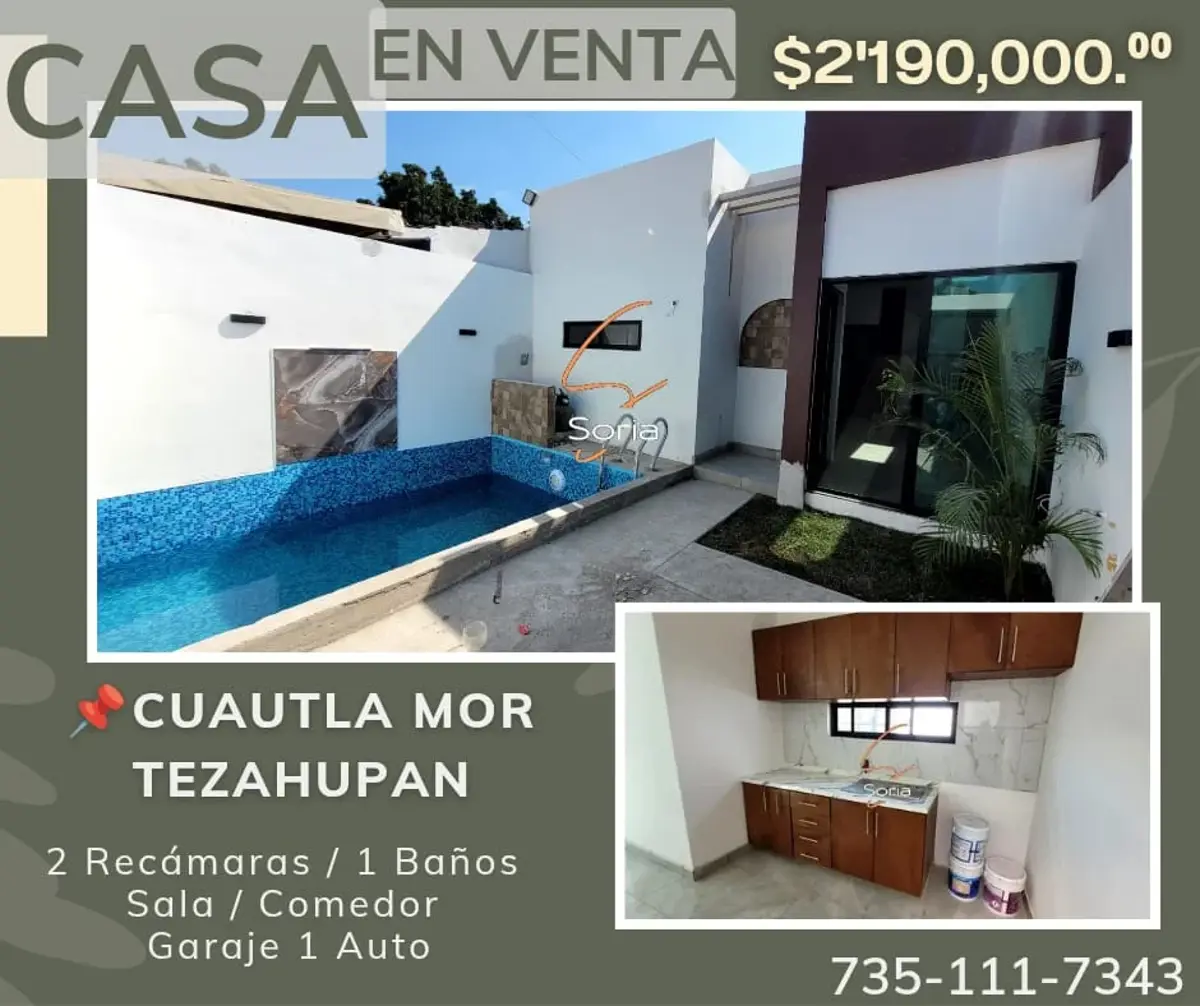 Casa en venta en Tetelcingo, Cuautla — foto 1 de 28