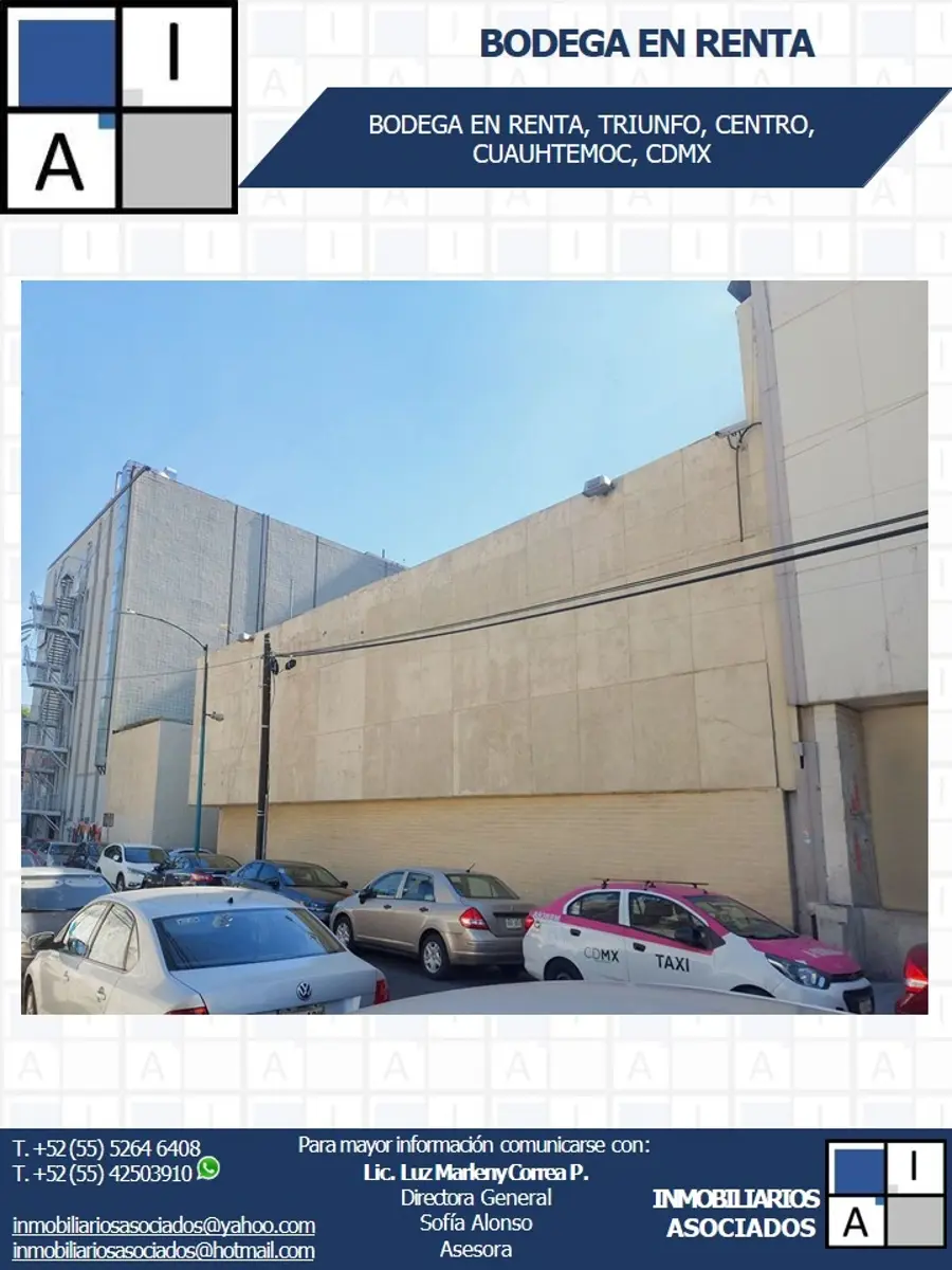 Bodega en renta en Centro (Área 1), Cuauhtémoc — foto 1 de 4