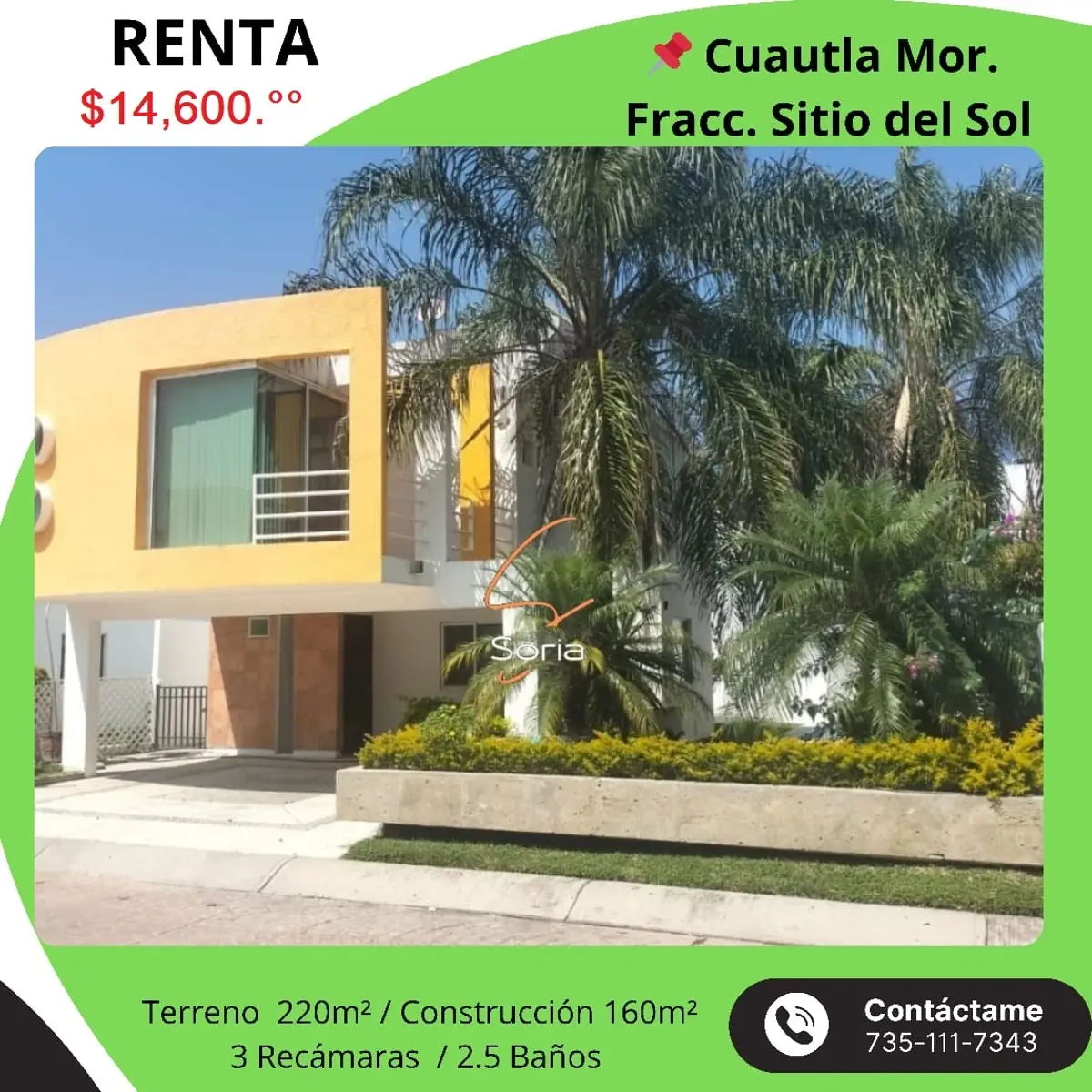 Casa en renta en Morelos, Cuautla — foto 1 de 10