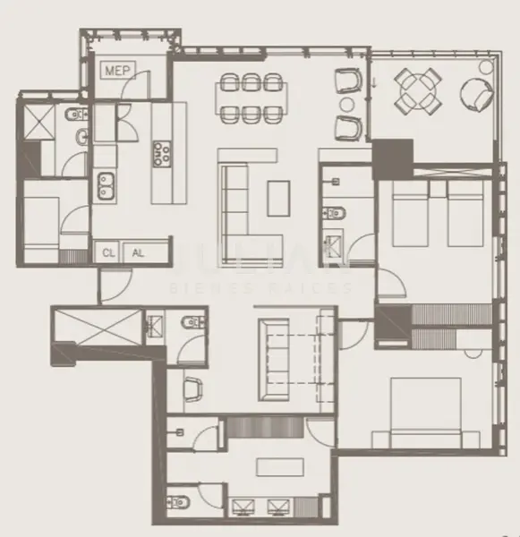 Departamento en venta en Valle Del Campestre, San Pedro Garza García — foto 3 de 5