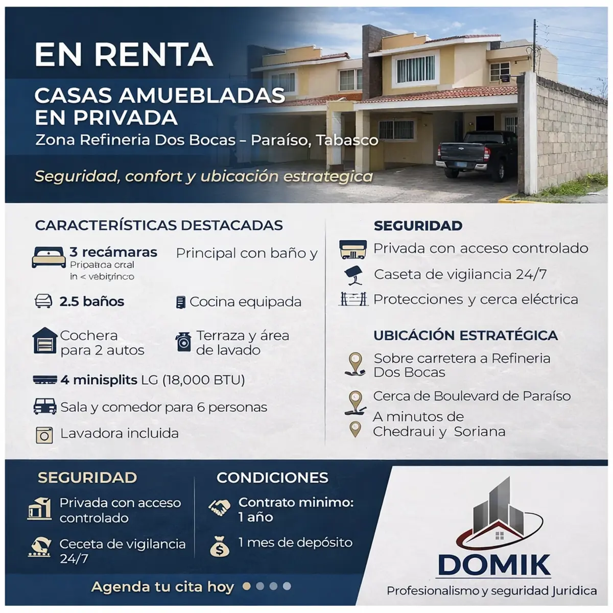 Casa en renta en Los Cocos, Paraíso — foto 1 de 11