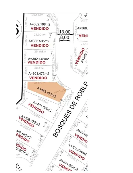 Terreno en venta en Bosques de las Misiones Sector Encino, Santiago — foto 2 de 13