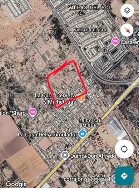 EN VENTA TERRENO EN EJIDO SAN MIGUEL , MATAMOROS.