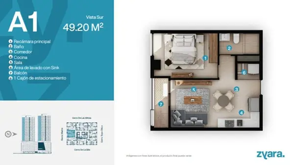 Departamento en venta en Mitras Centro, Monterrey — foto 3 de 19