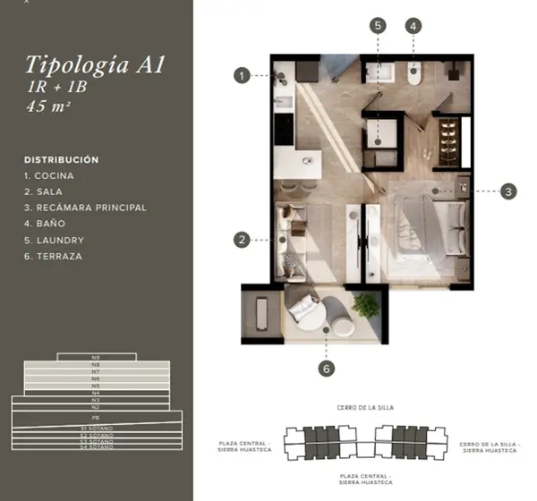 Departamento en venta en La Banda, Santa Catarina — foto 3 de 10