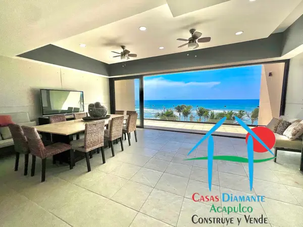 Departamento de playa como nuevo con Terraza y Vista al Mar
