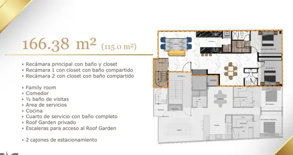 Departamento en venta en Lomas de Tecamachalco, Naucalpan de Juárez — foto 2 de 10