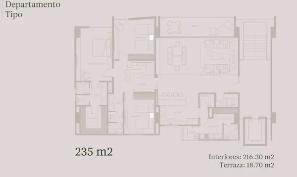 Departamento en venta en Valle de San Ángel, San Pedro Garza García — foto 3 de 3