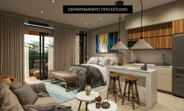 Departamento en venta en Playa del Carmen, Playa del Carmen — foto 2 de 6