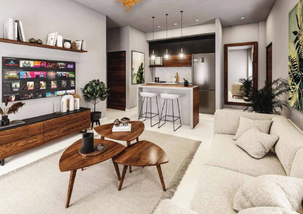Departamento en venta en Playa del Carmen, Playa del Carmen — foto 3 de 6