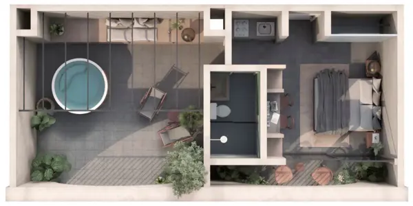 Departamento en venta en Playa del Carmen, Playa del Carmen — foto 3 de 14